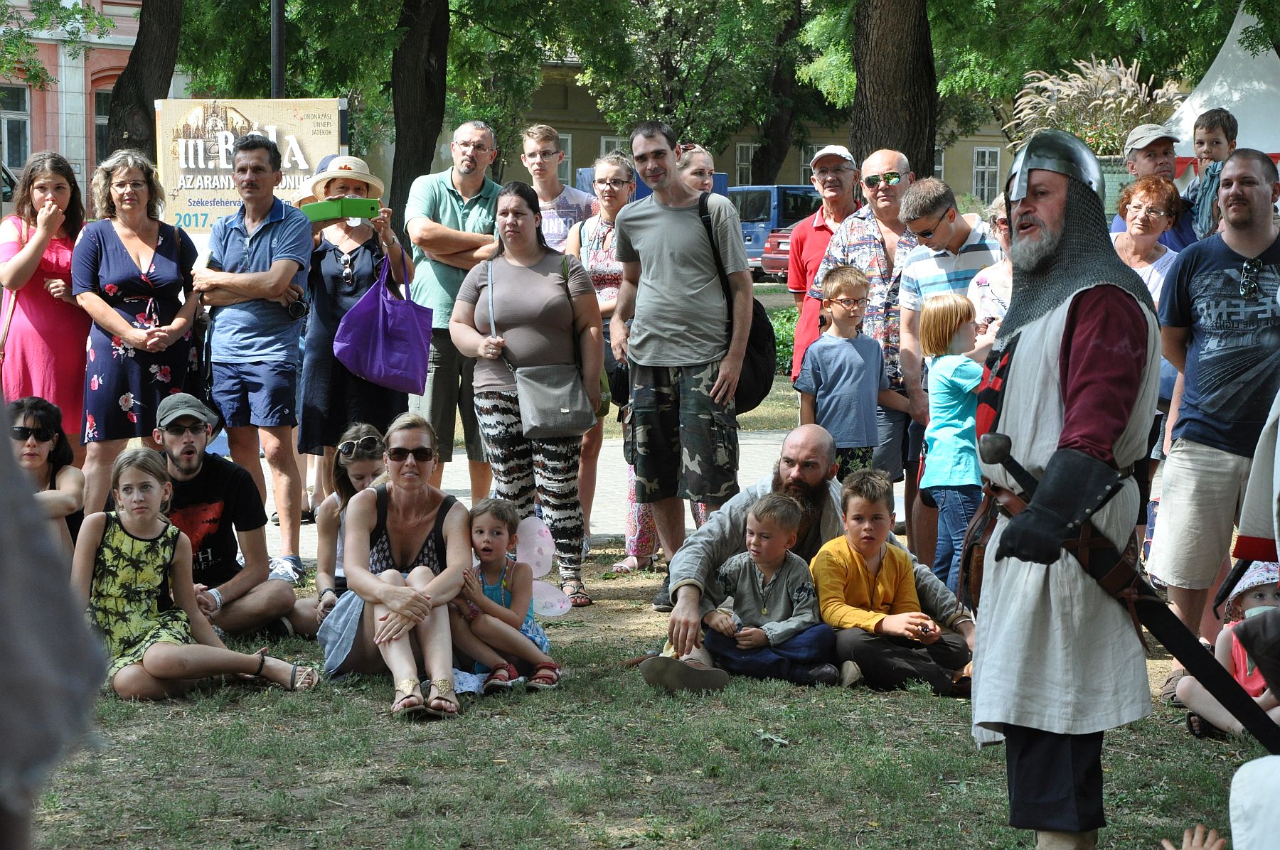 III. Béla király korának harcászata kelt életre a Zichy ligetben